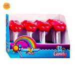 خرید عمده آبنبات چوبی طرح لب _پخش شی پف