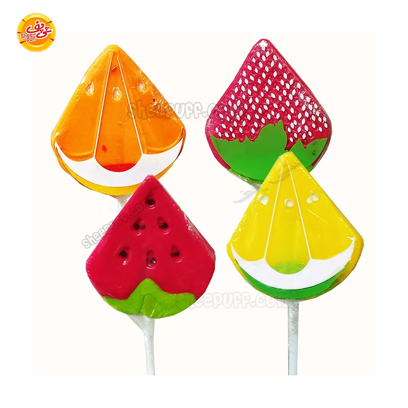 قیمت عمده آبنبات چوبی طرح چند میوه