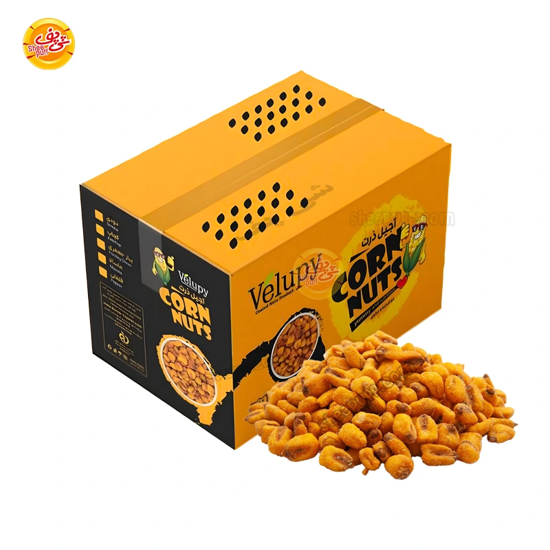 corn-nuts-velupy پخش عمده ذرت آجیلی ولوپی 8 کیلویی